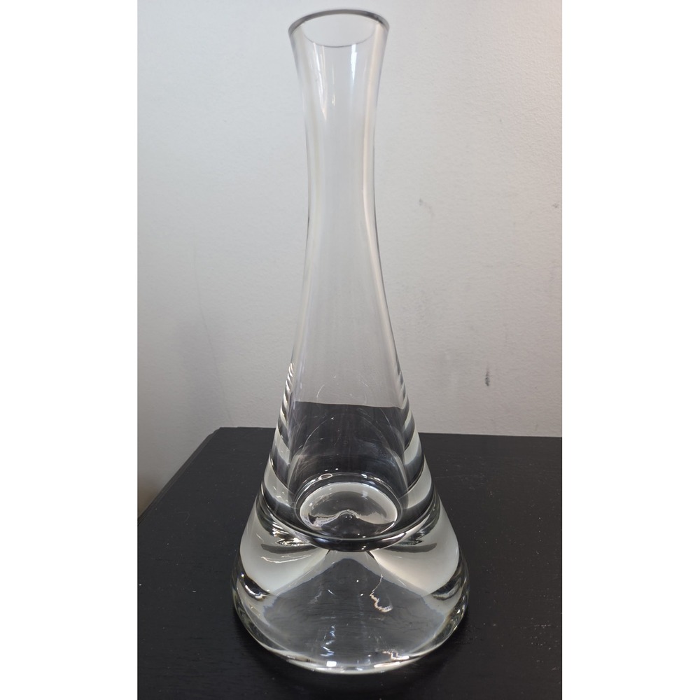 Vintage Decanter Val Saint Lambert Heavy Crystal Belgium Barware NO Stopper